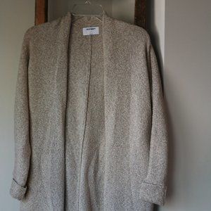 Oversized long cardigan